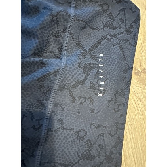 ALLFENIX High waisted Python Charcoal Leggings Running/Yoga Sz M 25" inseam - Picture 6 of 9